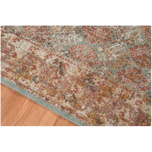 Sea Blue Eaton Transitional Area Rug, 7x9
