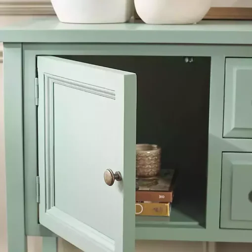 Seafoam Green 4-Drawer Charlotte Sideboard