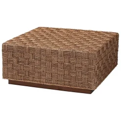 Seagrass Wrapped Coffee Table