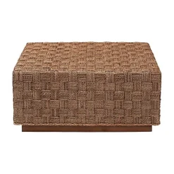 Seagrass Wrapped Coffee Table
