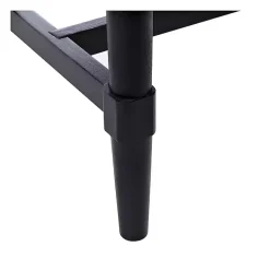 Serena 2-Drawer Black Console Table