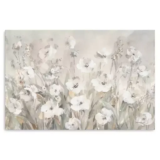 Shades of White Canvas Art Print, 32x48