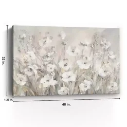 Shades of White Canvas Art Print, 32x48