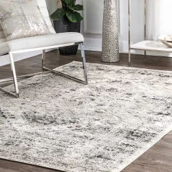 Shauna Vintage Speckled Area Rug, 5x8