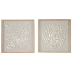 Shell Design Shadow Box 2-pc. Wall Art