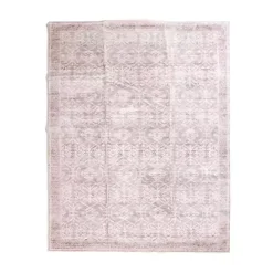 Shiva Red Botanical Washable Area Rug, 8x10