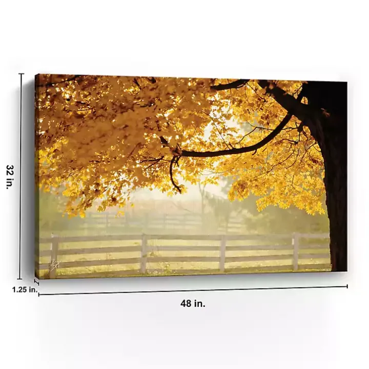 Silence is Golden Canvas Art Print, 48x32 in.