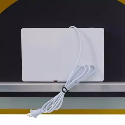 Silver Adjustable LED Wall Mirror