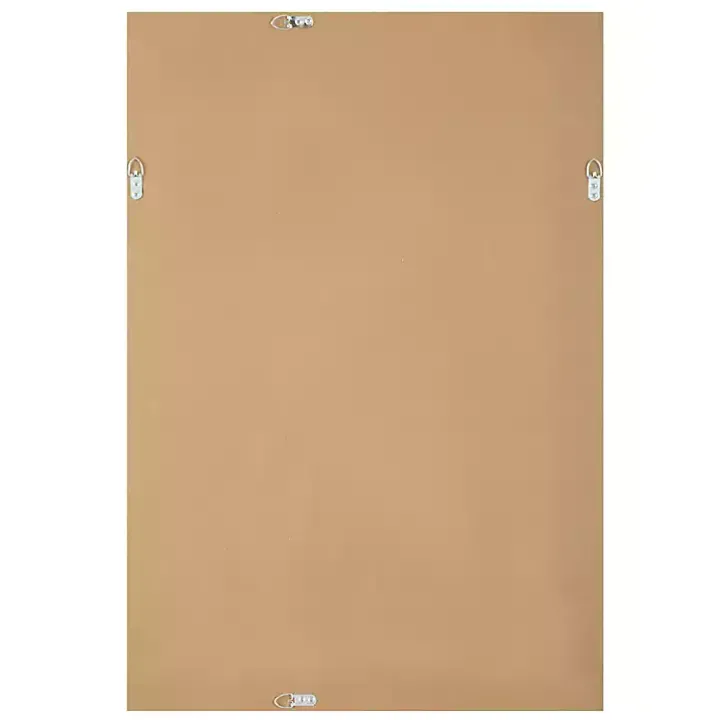 Silver Bevel Rectangle Wall Mirror