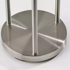 Silver Globe 3-Light Shelf Floor Lamp