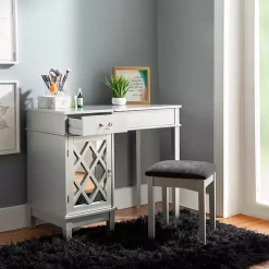 Silver Lattice Ella 2-pc. Vanity Set