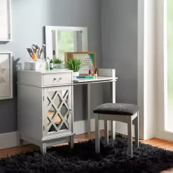 Silver Lattice Ella 2-pc. Vanity Set