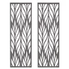 Silver Madison Park Florian Wall Plaques, Set of 2