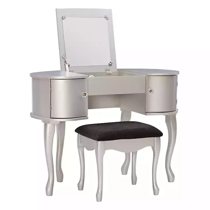 Silver Paloma Flip-Top 2-pc. Vanity Set