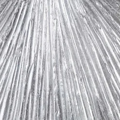 Silver Sunburst Dimensional Resin Wall Art