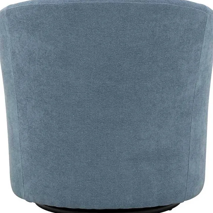 Sky Blue Chloe Swivel Accent Chair