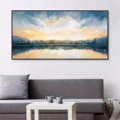 Skylights Framed Canvas Art Print