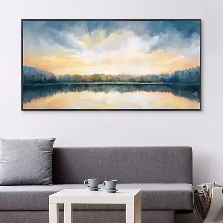 Skylights Framed Canvas Art Print