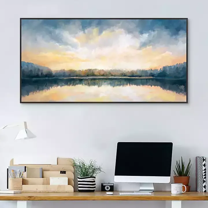 Skylights Framed Canvas Art Print