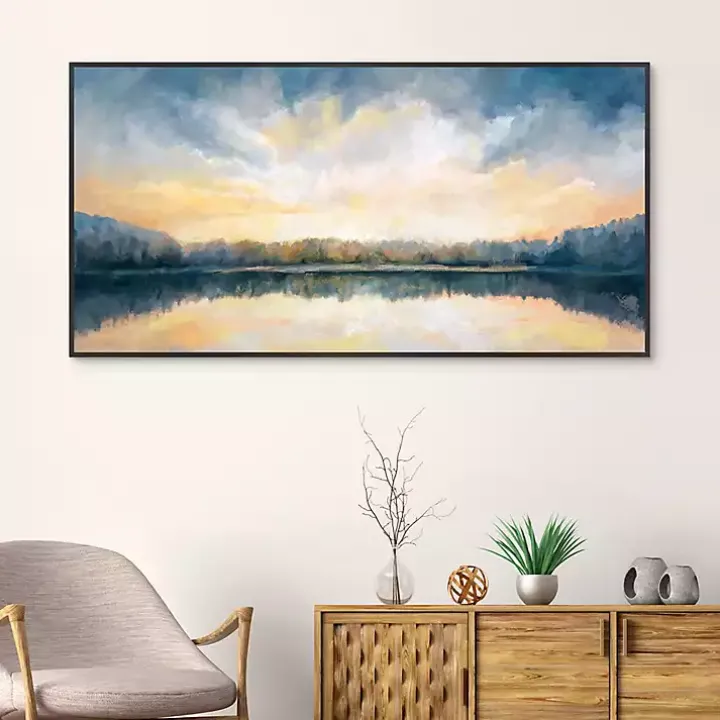 Skylights Framed Canvas Art Print