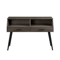 Slate Gray 2-Drawer Henry Console Table