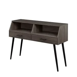 Slate Gray 2-Drawer Henry Console Table