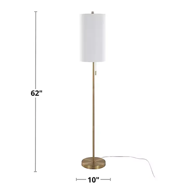 Slim Gold Modern Floor Lamp