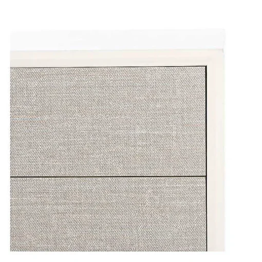 Sloane White Four-Drawer Console Table
