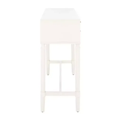 Sloane White Four-Drawer Console Table