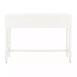 Sloane White Four-Drawer Console Table