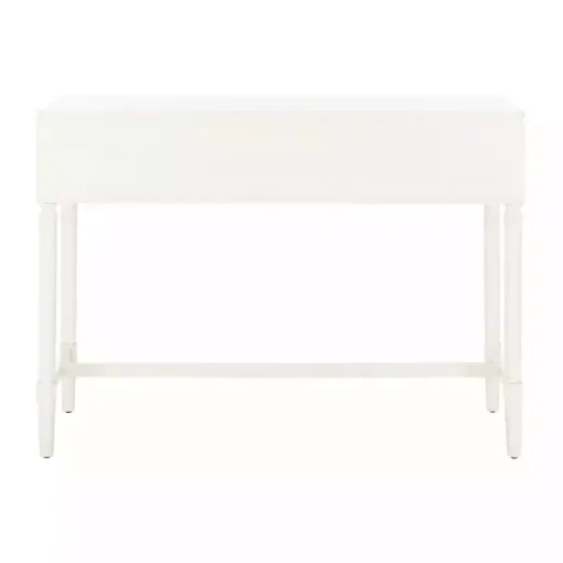 Sloane White Four-Drawer Console Table