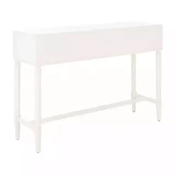 Sloane White Four-Drawer Console Table