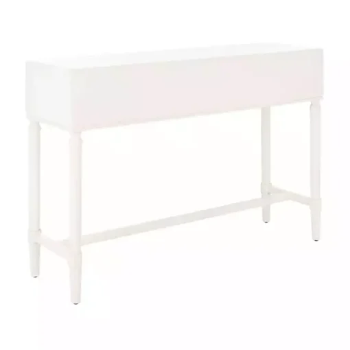 Sloane White Four-Drawer Console Table