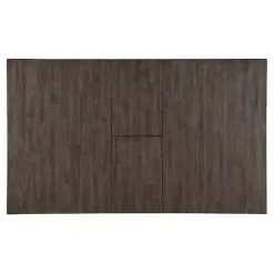 Smoked Alabaster and Honey Wood 7-pc. Dining Set