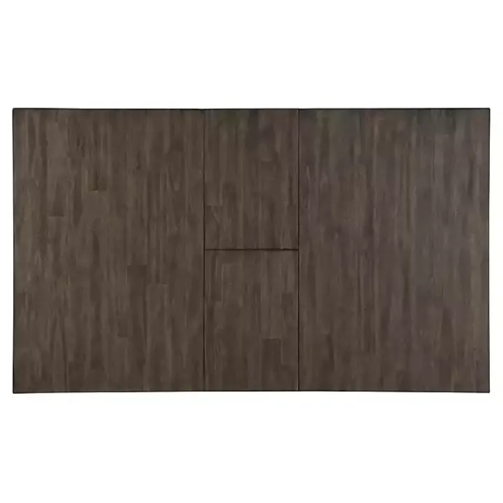 Smoked Alabaster and Honey Wood 7-pc. Dining Set