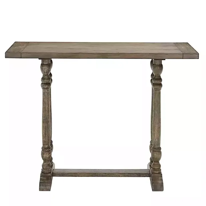 Smokey Oak Wood Chandler Counter Height Table