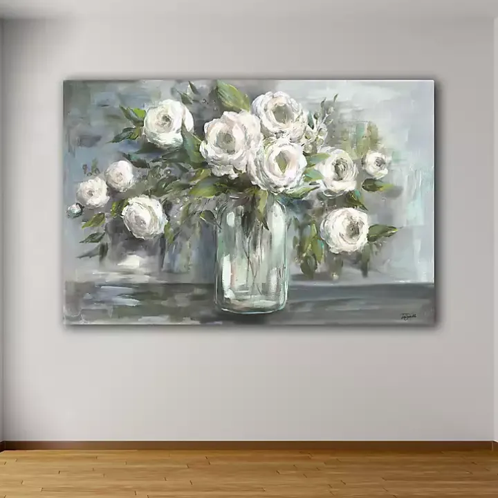 Soft Blooms Giclee Canvas Art Print, 48 in.
