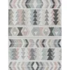 Soft Hues Geometric Area Rug, 8x10