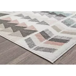 Soft Hues Geometric Area Rug, 8x10