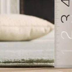 Solid Sage Green Revive Area Rug, 8x10