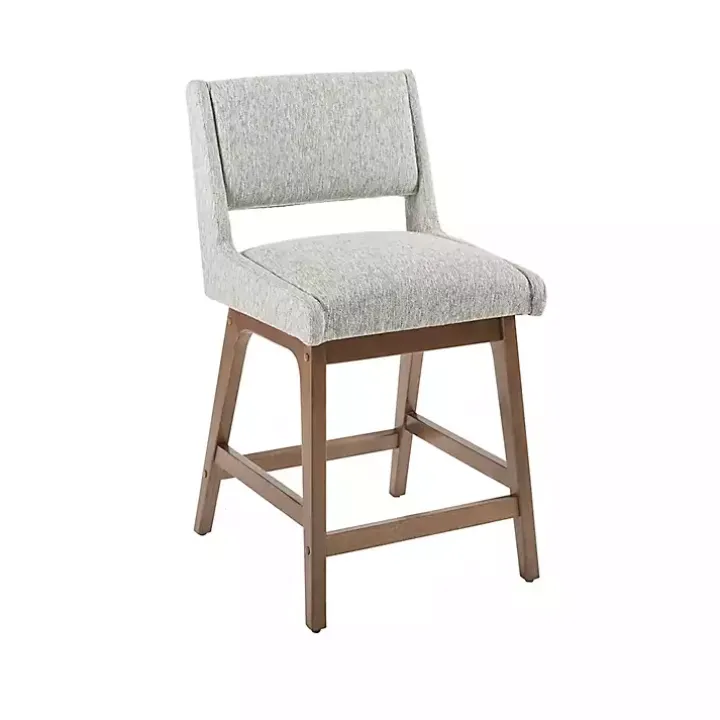 Speckled Gray Boomerang Modern Counter Stool
