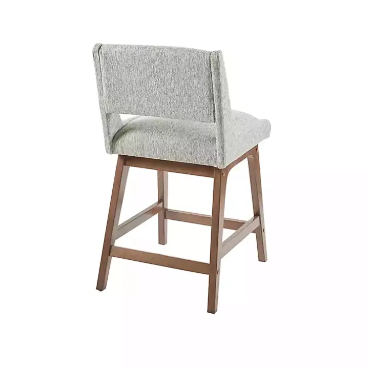 Speckled Gray Boomerang Modern Counter Stool
