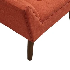 Spice Button Tufted Accent Chair