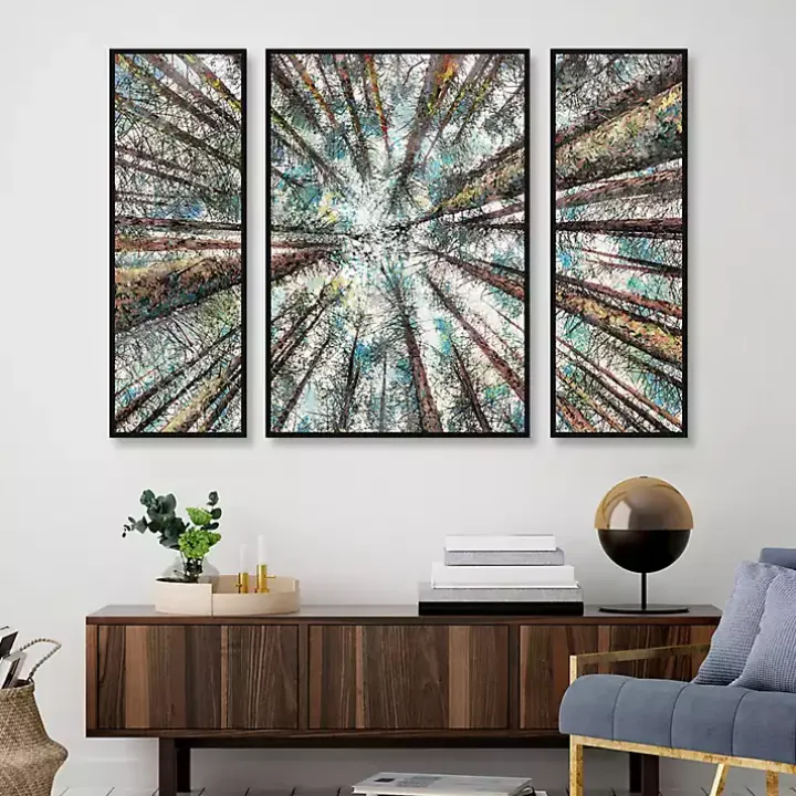 Spring Heights Framed Canvas Art Prints, Set of 3