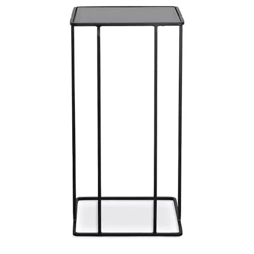 Square Black Camus Accent Table