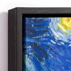 Starry Night Framed Canvas Art Prints, Set of 3
