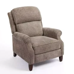 Stone Handwoven Upholstered Recliner