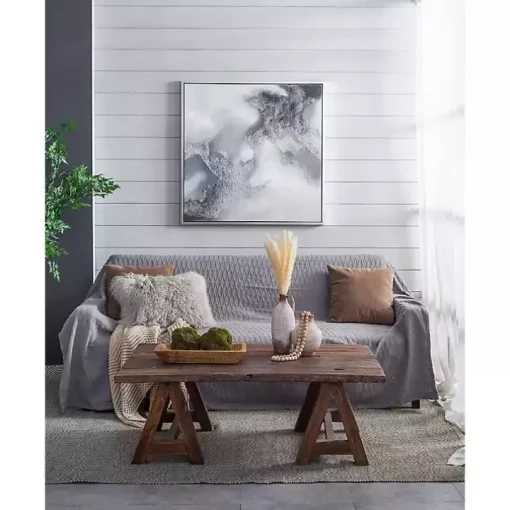 Stormy Skies Framed Canvas Art Print