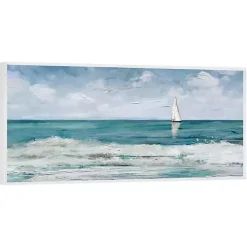 Summer Cay Panel Framed Canvas Art Print