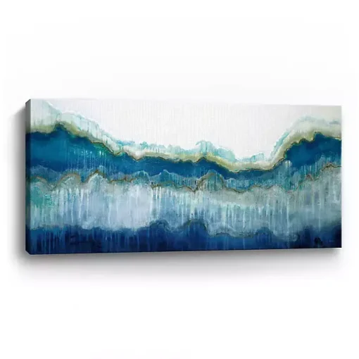Surfs Up Abstract Canvas Art Print